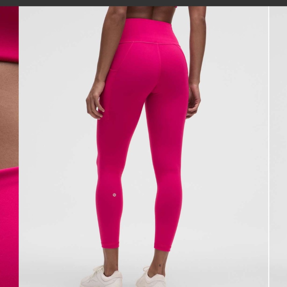 Lululemon Wunder Train High-Rise Tight with Pockets 25" in Passionate